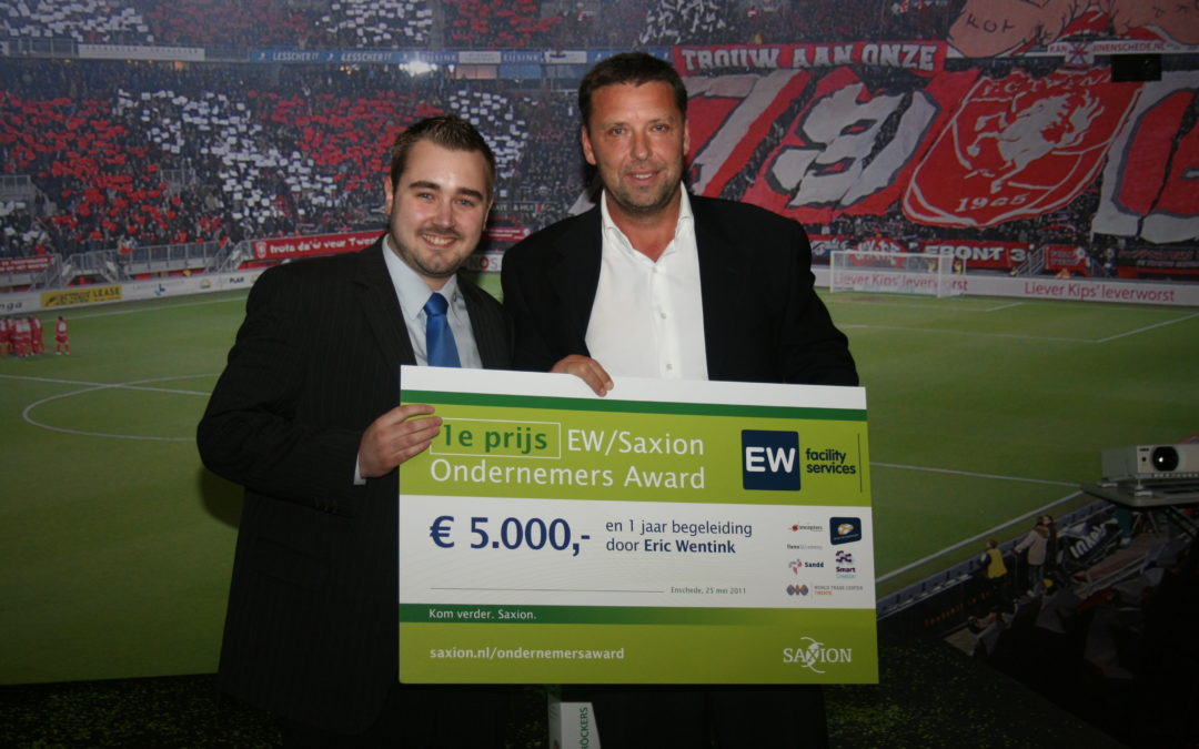 opwoco gewinnt EW/Saxion Unternehmer Award 2011 in den Niederlanden