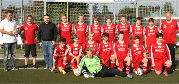opwoco sponsert Trikots für die C-Jugend der SG Coesfeld 06