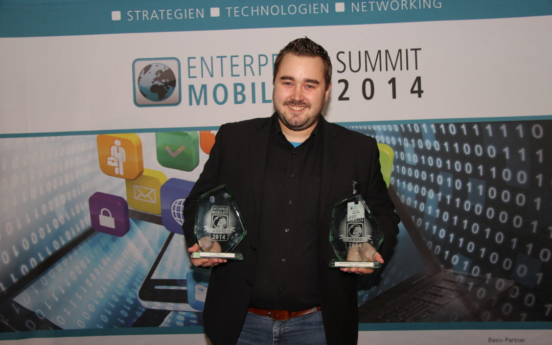 Ausgezeichnet! opwoco gleich zweimal mit dem Enterprise Mobility Award prämiert