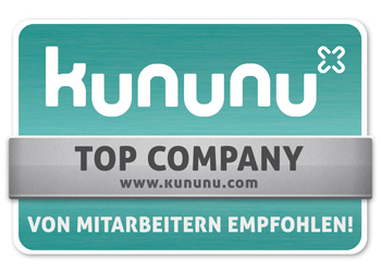Wir sind kununu „TOP COMPANY“