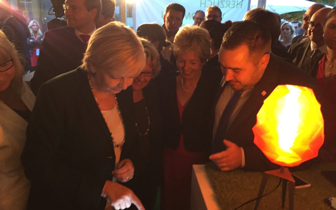 Hannelore Kraft bei opwoco auf dem NRW-Fest 2015 in Berlin