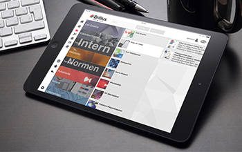 Mediathek-App für Brillux umgesetzt